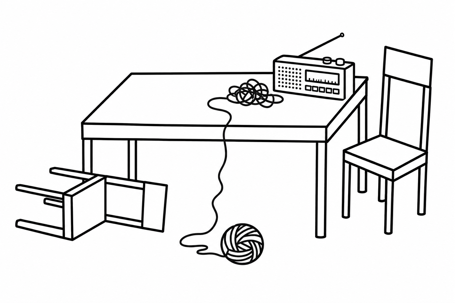 tippedchair w radio